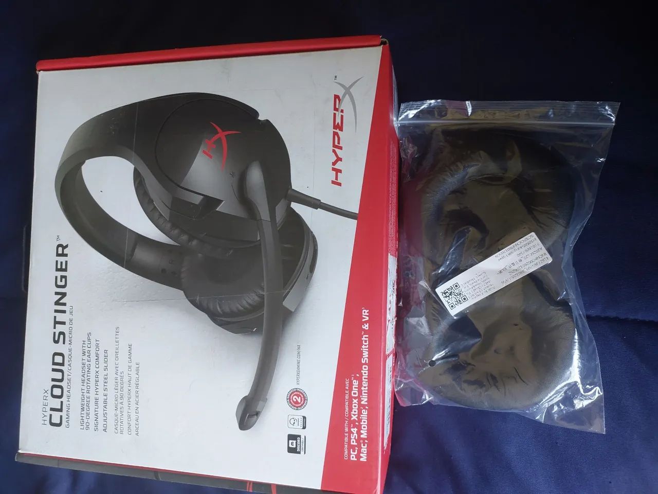 Gaming headset hyperx cloud stinger (mic ruim) - Foto 3