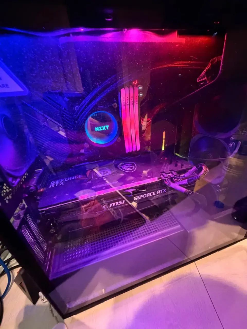 Pc Gamer I9 10900k Rtx 3070 Msi 64gb Ram 2tb Nzxt 2 Tb 64 Gb Nvidia Geforce Rtx Msi 3070 - Foto 4