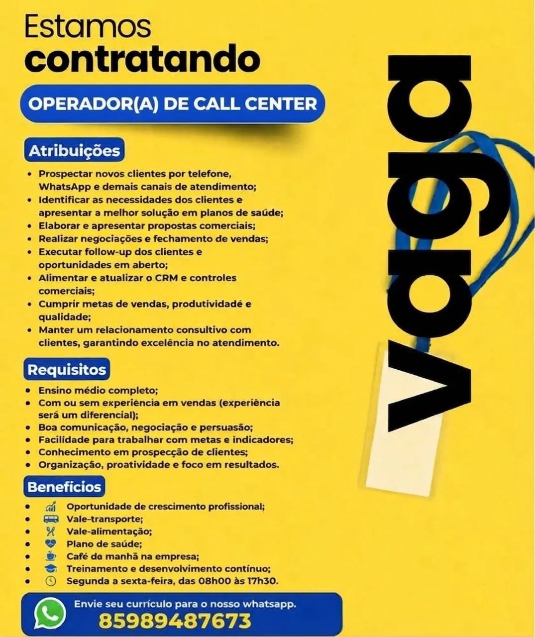 Atendimento de call center 