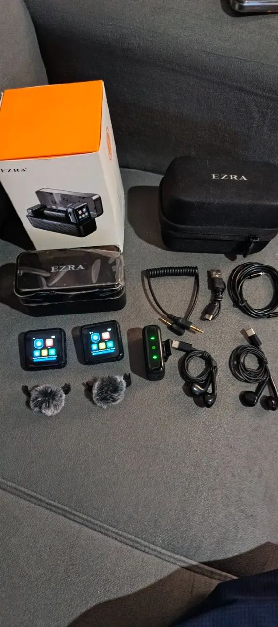 Kit microfone lapela novo na caixa - Foto 4