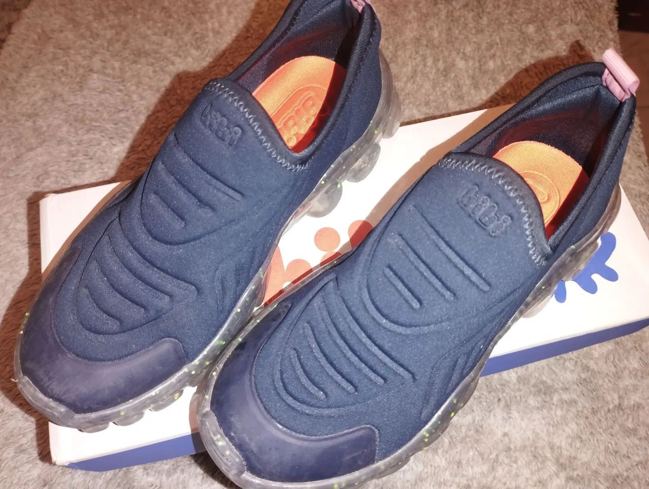 Tênis escolar Bibi infantil azul com luzes - Foto 2