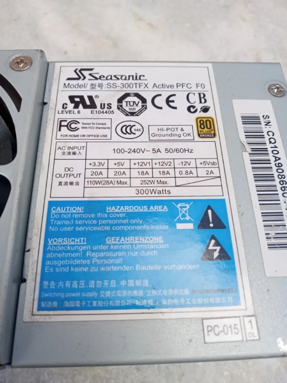 Fonte Seasonic  300 Wats  - Foto 2