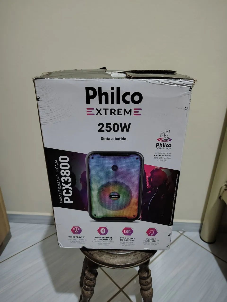 Caixa de som philco