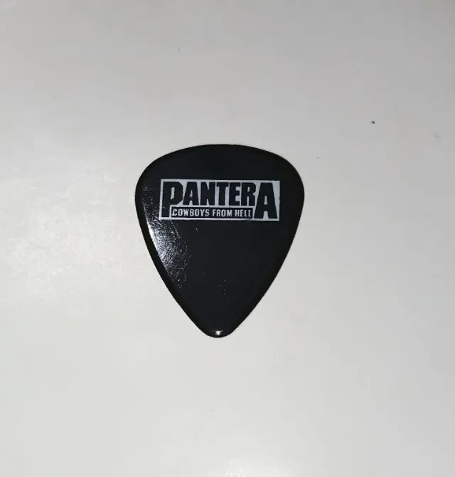 Dimebag Darrell Pantera - Palheta E Poster Autografado