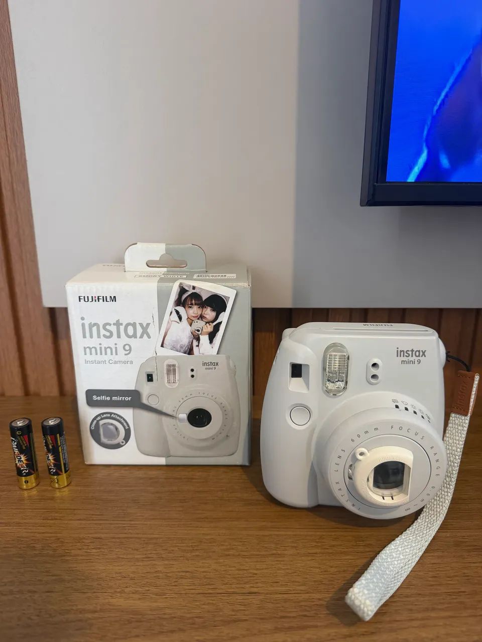 Instax mini 9 branco gelo 