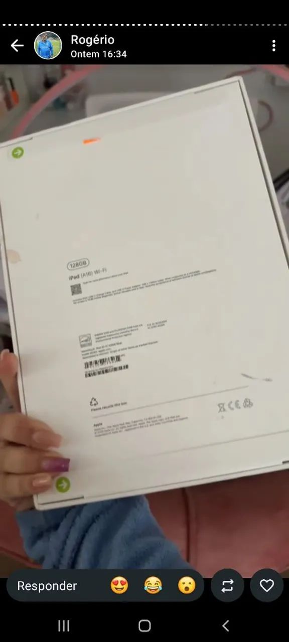  iPad 11" Chip A16 Wi-Fi 128GB Azul - Foto 4