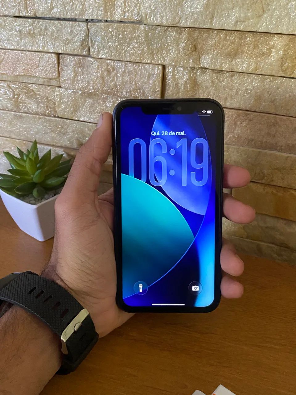 iPhone 11 128gb Face ID Ok com cabo  - Foto 4
