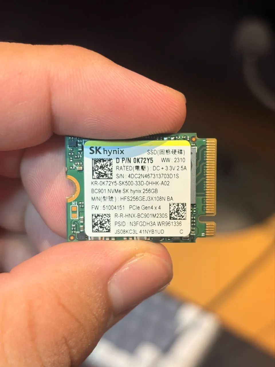 SSD NVME M2 256GB (DELL) - Foto 2