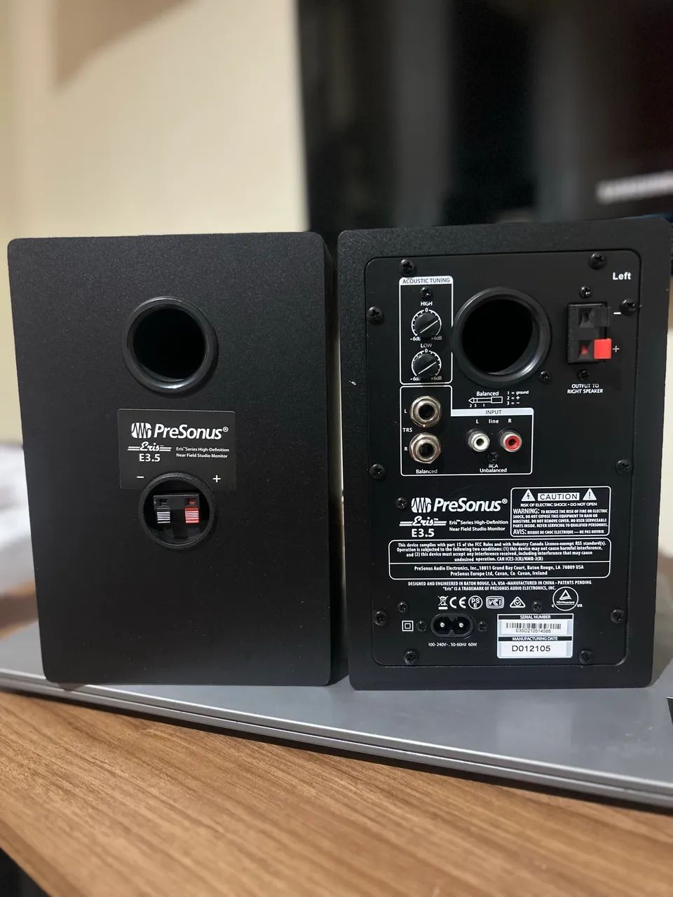 monitores de referência presonus eris e3.5 - Foto 5