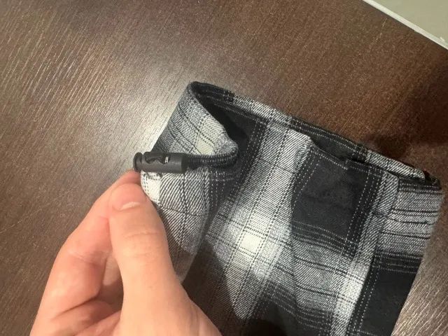 Calça Chrome Hearts nova xadrez preta e branca - Foto 5