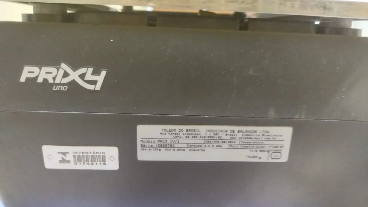 Balança Prix 4 Uno, 15 kg com Impressora Integrada  - Foto 4