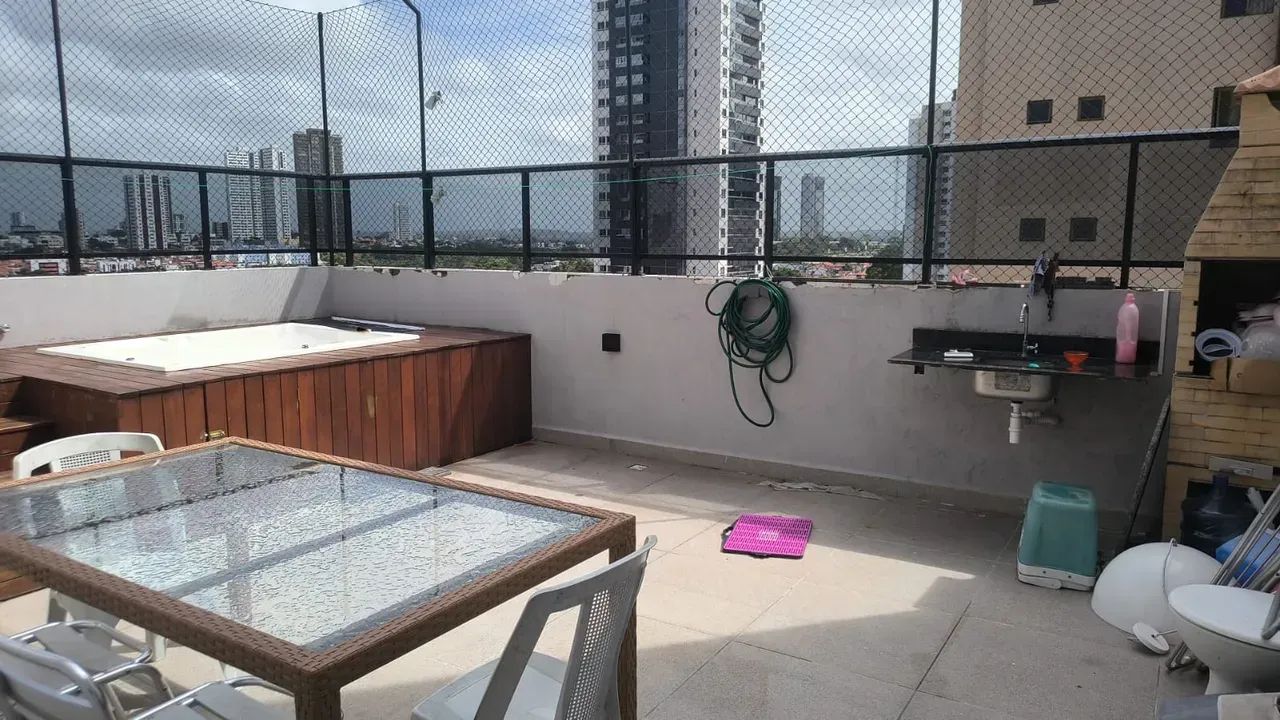 Cobertura linear para venda e aluguel, 03 suites, área privatiiva,, jacuzzi no Brisamar