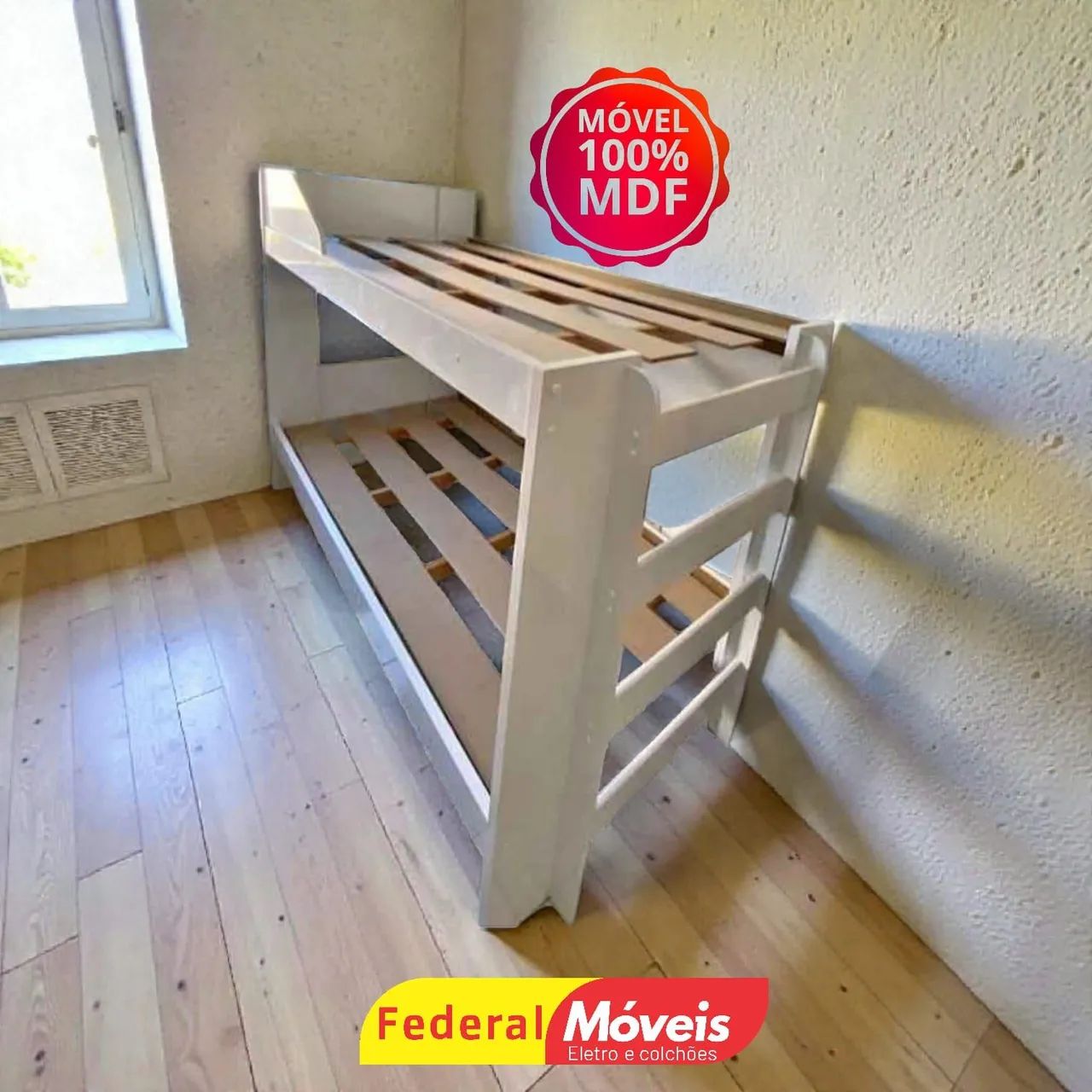 Beliche Solteiro em MDF - Fazemos Entregas 