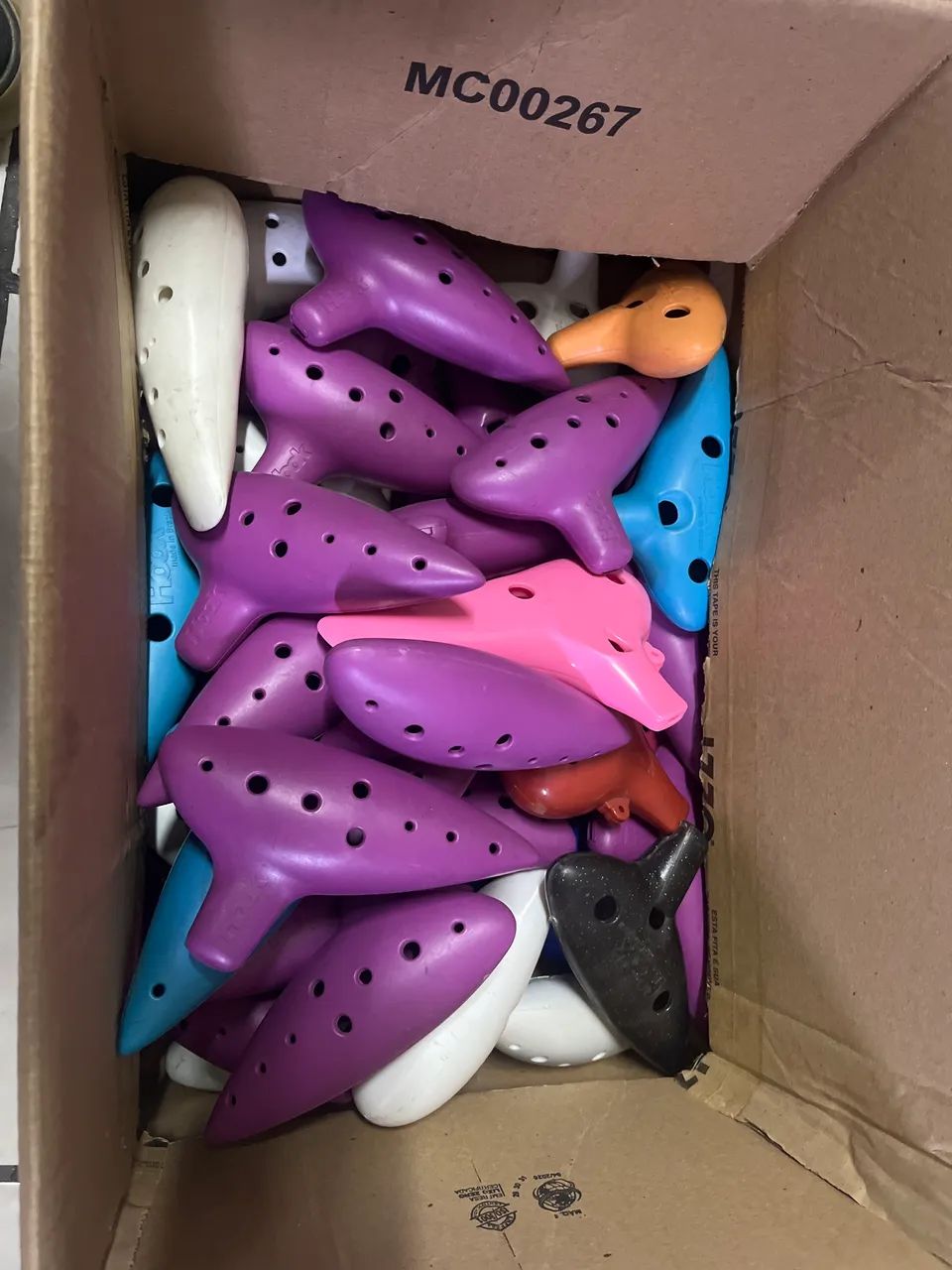 Ocarina de plástico lote 