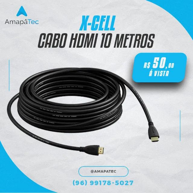 Cabo Hdmi 10 Metros