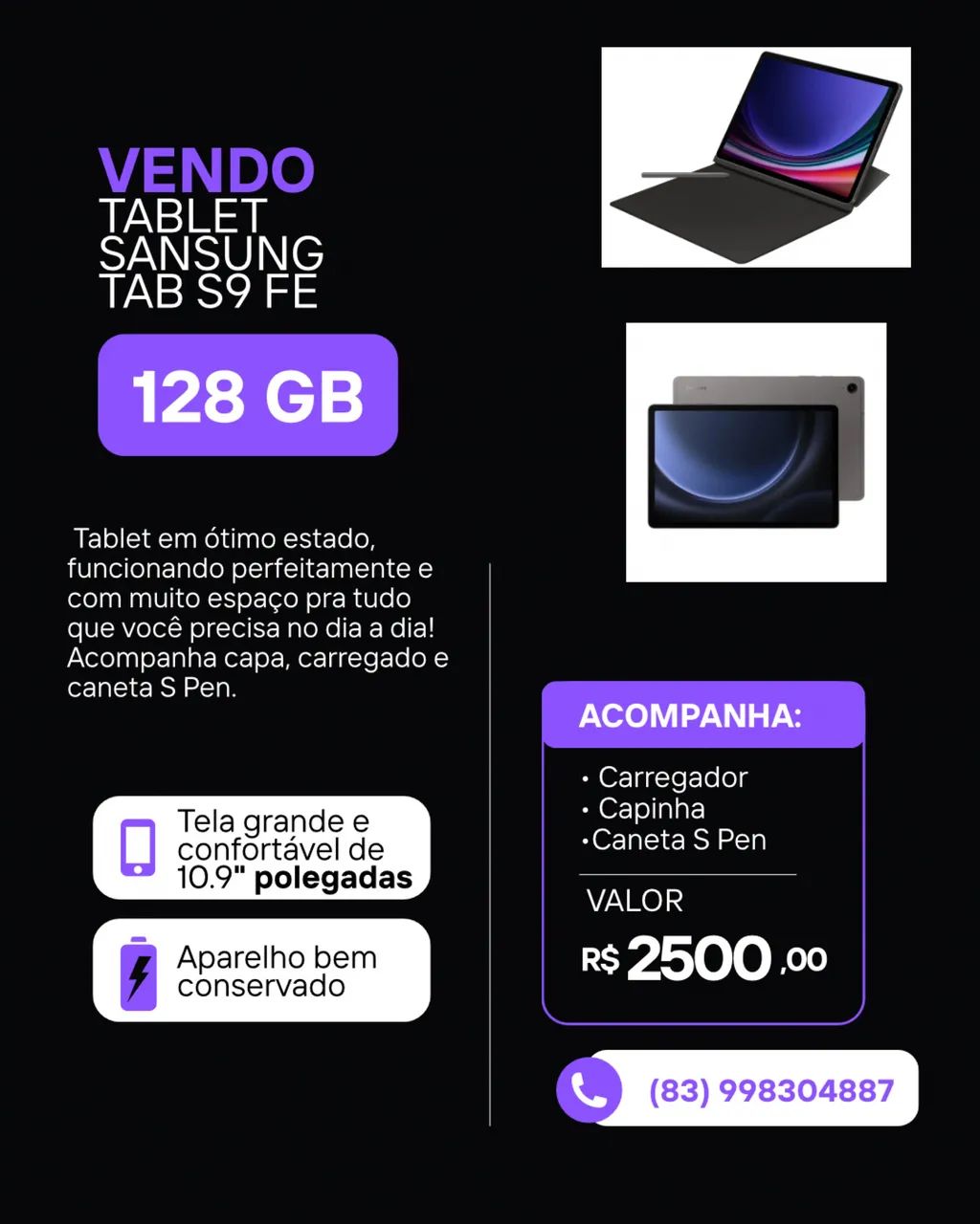 Tablet  Samsung tab S9 FÉ - Foto 2