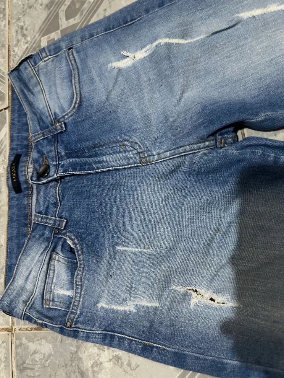 Calça flare jeans vintage  - Foto 3