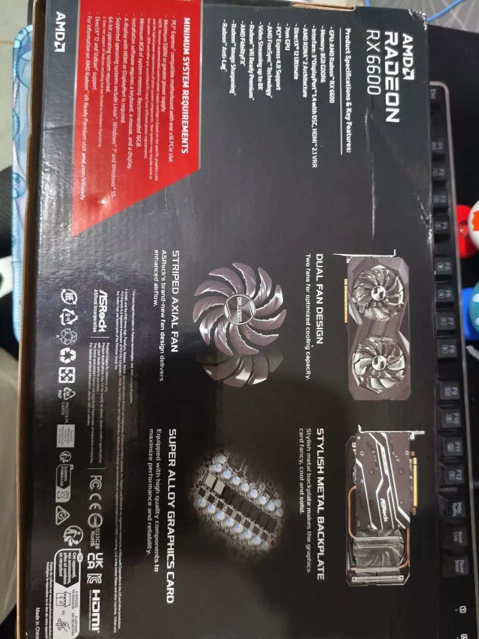 ASRock Radeon RX 6600 Challenger 8gigas - Foto 2