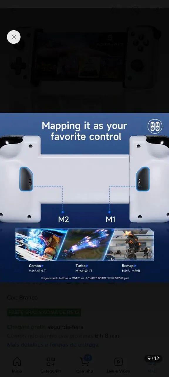 Controle EasySMX M05 UDB-C - Foto 4