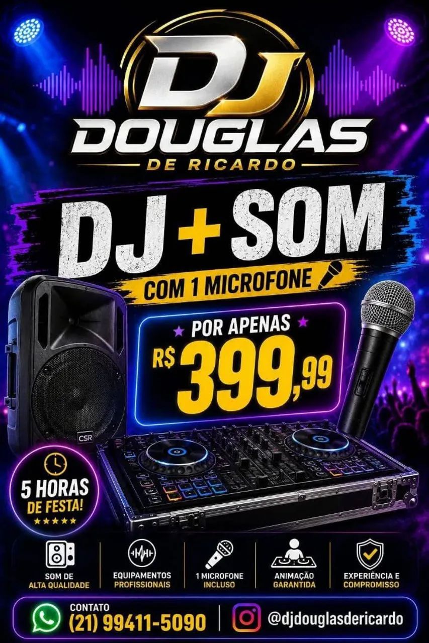 Som para Festas e Eventos 