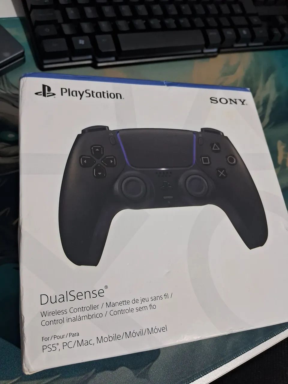 Controle Ps5 Black Edition.