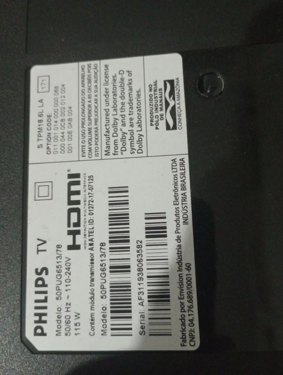  Ismart tv 50 polegadas com defeito  - Foto 4