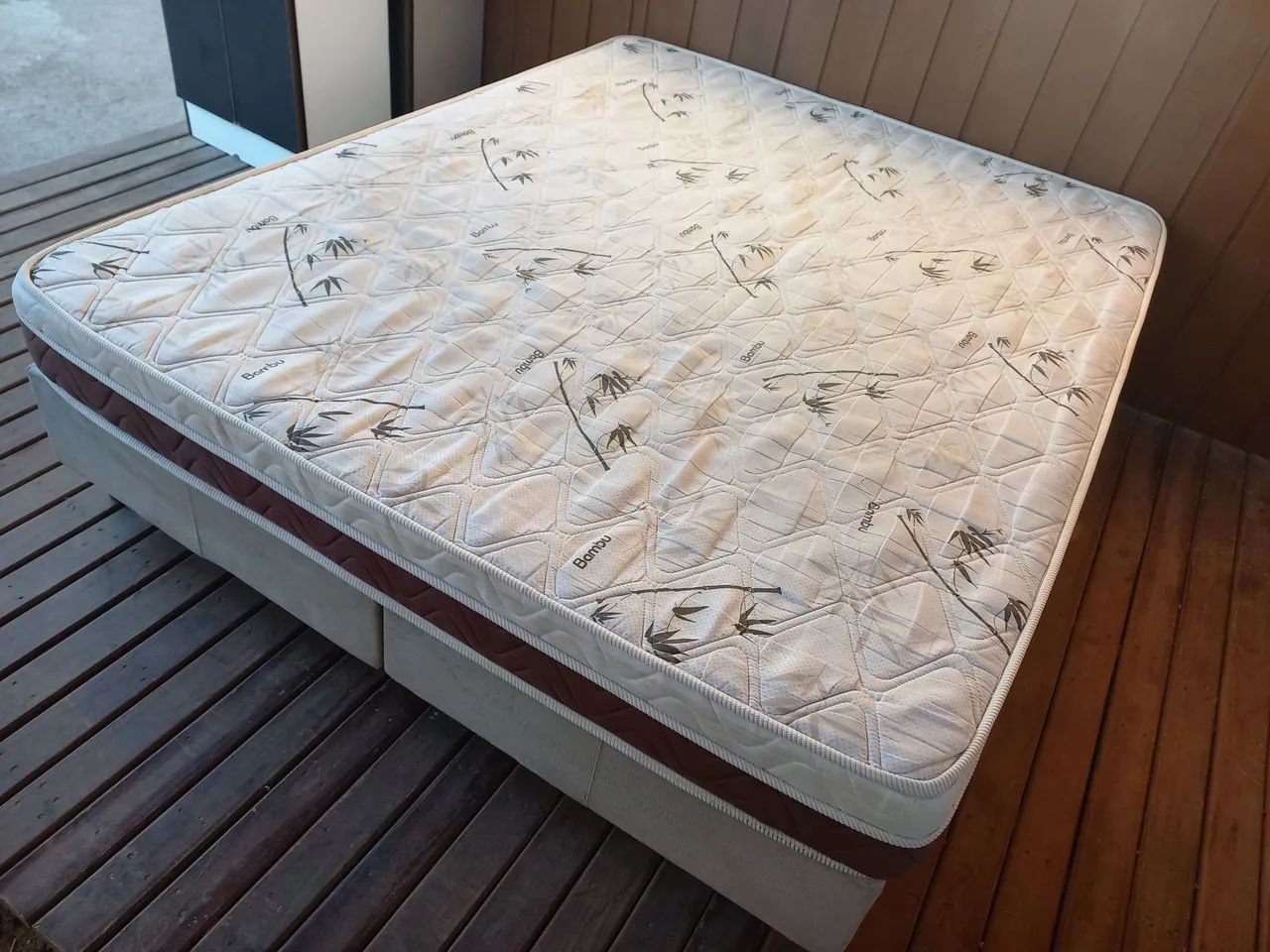 Vendo cama box Queen size - Foto 2
