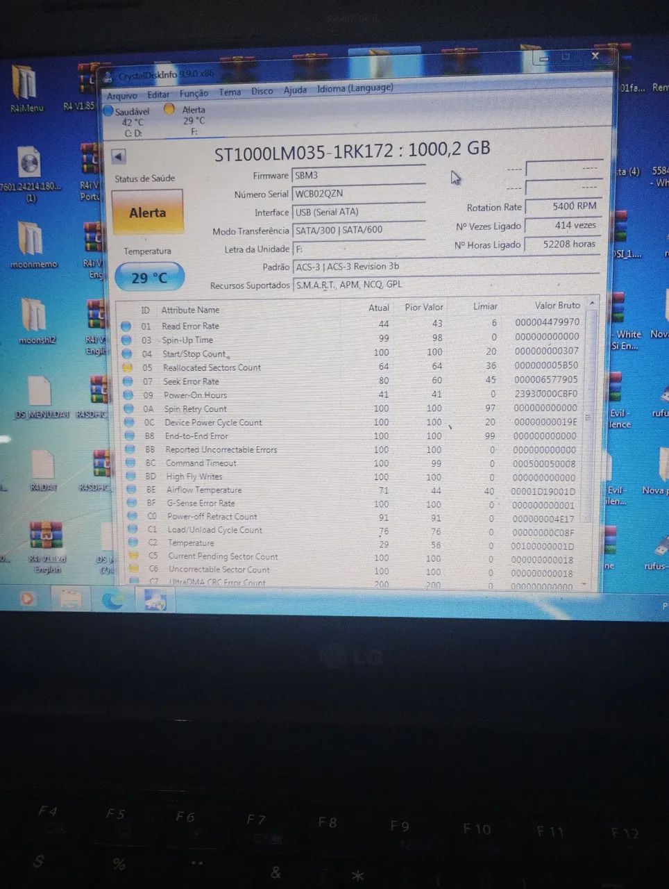HD 1tb para notebook c alerta leia - Foto 3