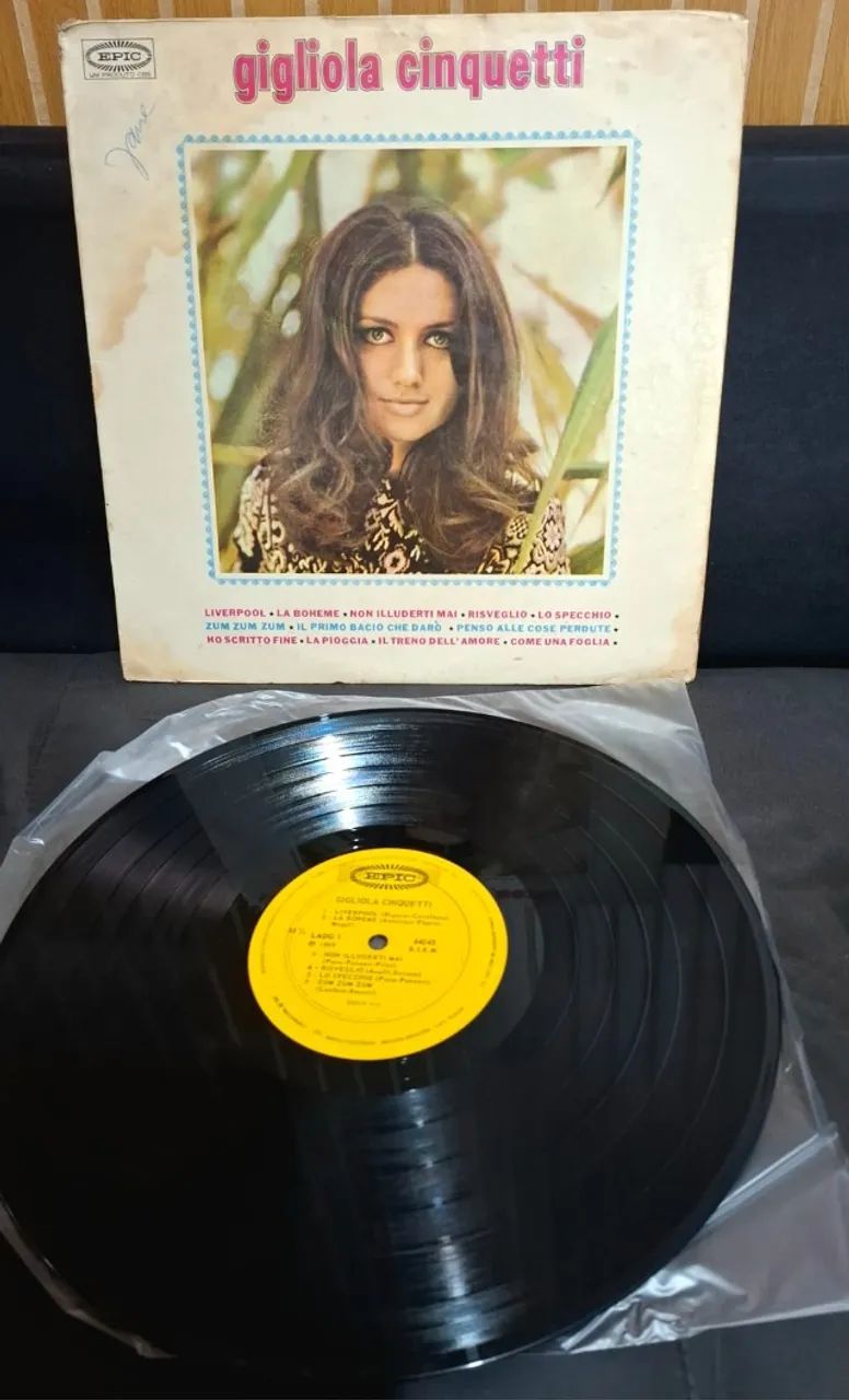 LP Gigliola Cinquetti - 1969 - Compilação Brasileira - MONO