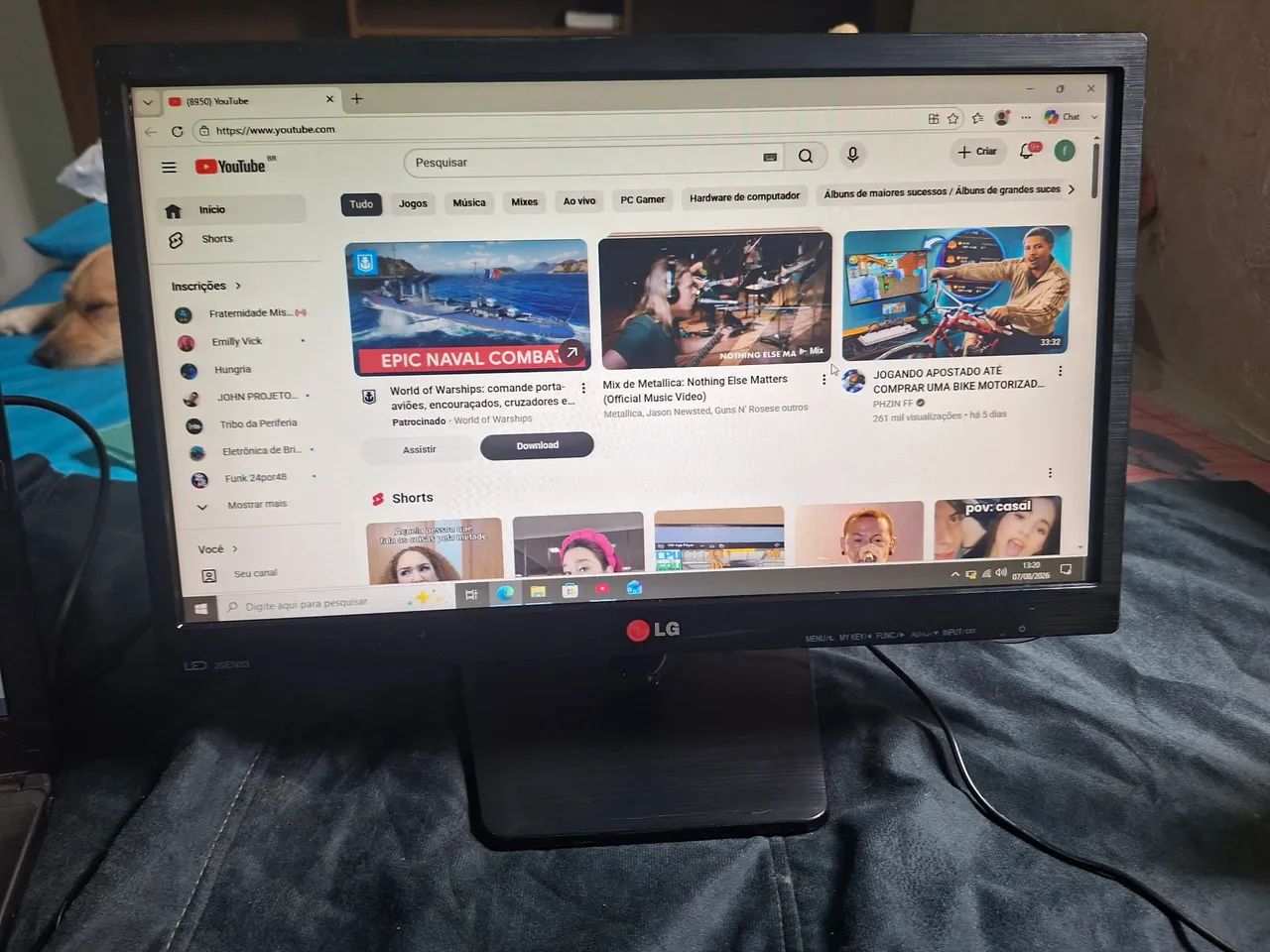 MONITOR lg 20 polegadas le, vga, sem nenhum detalhe,  perfeito - Foto 5