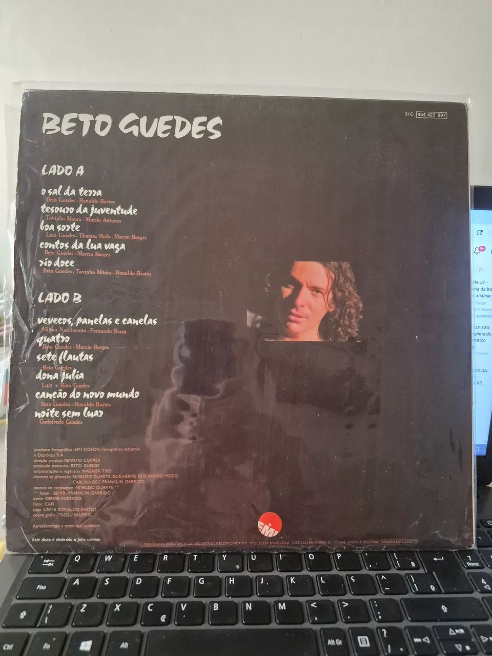 Lp Conto da Lua Vaga de Beto Guedes - Foto 2