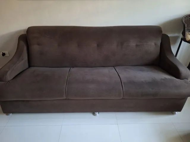 Sofá 3 e 2 Lugares - Conjunto - Reformado - Foto 2