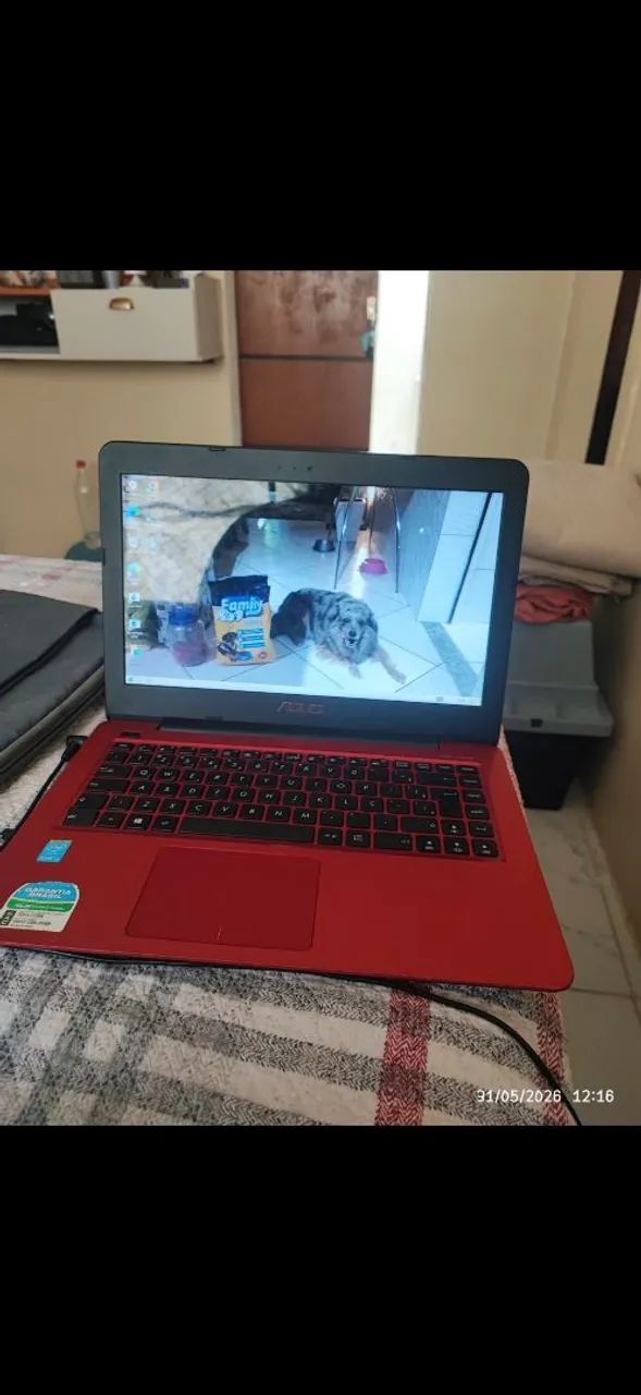 VENDO NOTEBOCK ASUS VERMELHO 1 TERA DE MEMORIA  - Foto 4