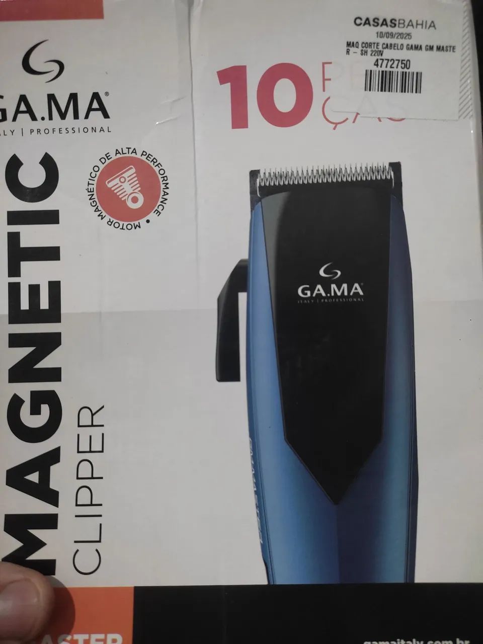 Máquina de cortar cabelo NOVO com nota fiscal 120 reais 