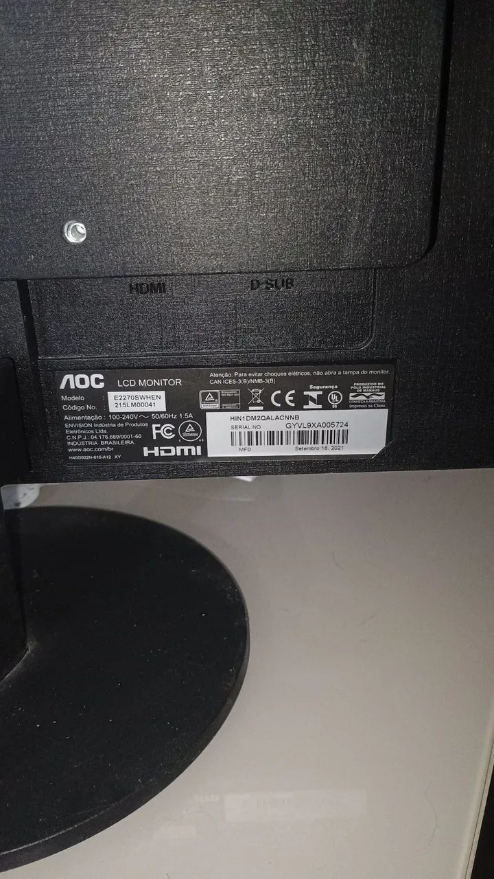 Monitor 21,5 LCD aoc - Foto 2