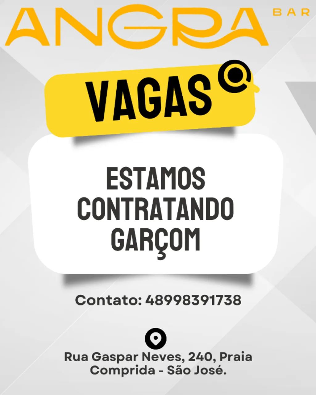 GARÇOM