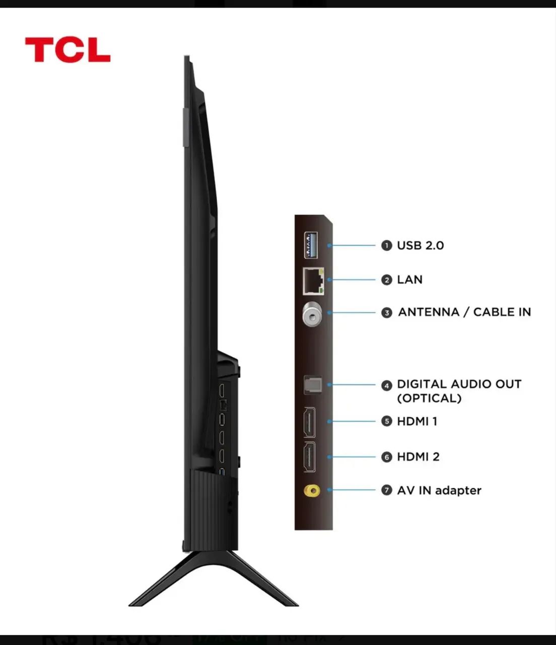 Smart Tv Tcl 40 Polegadas Qled FullHd - Foto 4