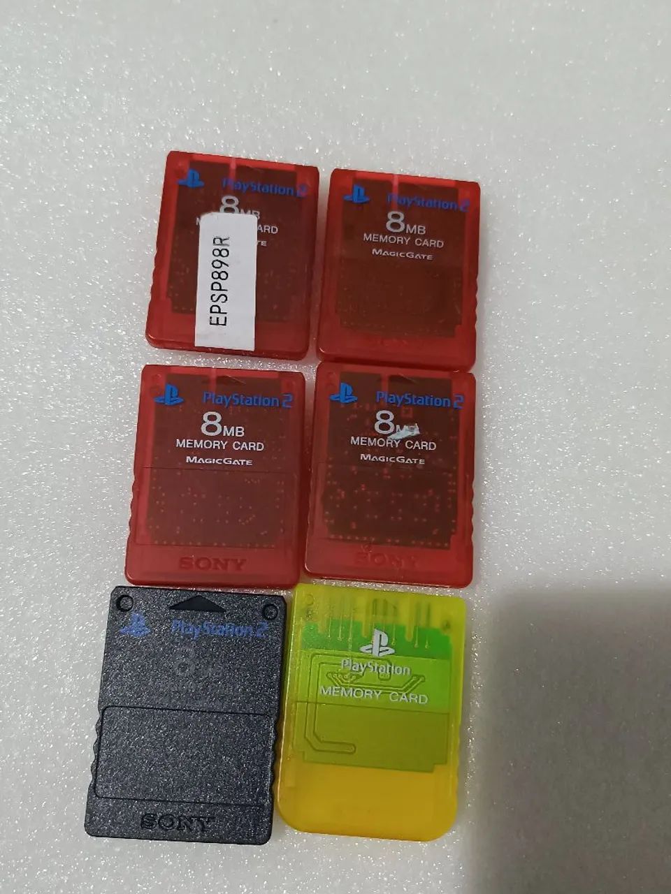 Memory Cards PS2 + PS1