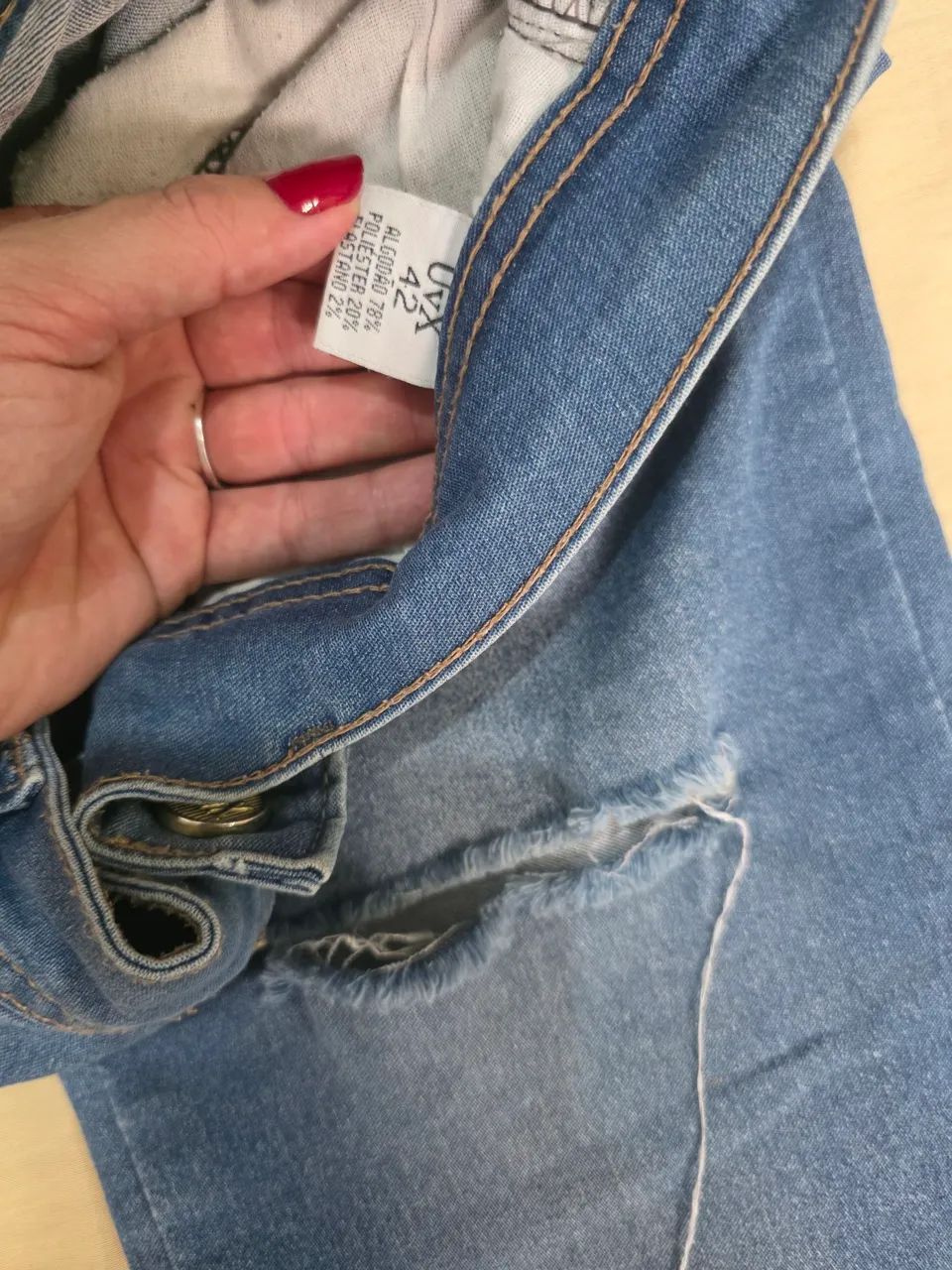 Calça jeans tam 42 - Foto 3