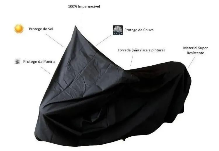 Capa Piracapas Moto - Foto 2