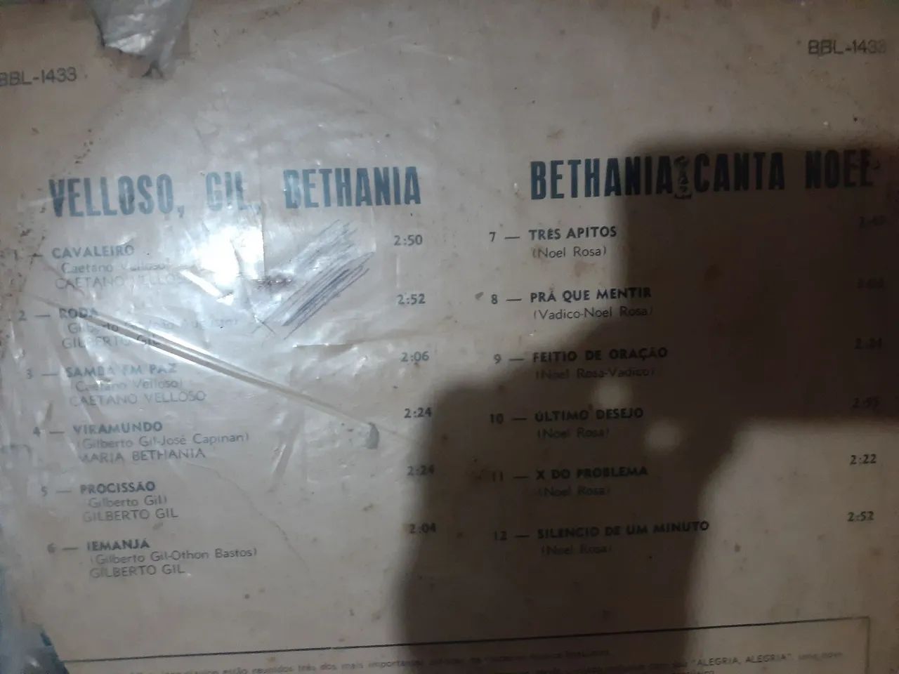 Lp Maria Bethânia,  Caetano veloso e Gilberto Gil  - Foto 5