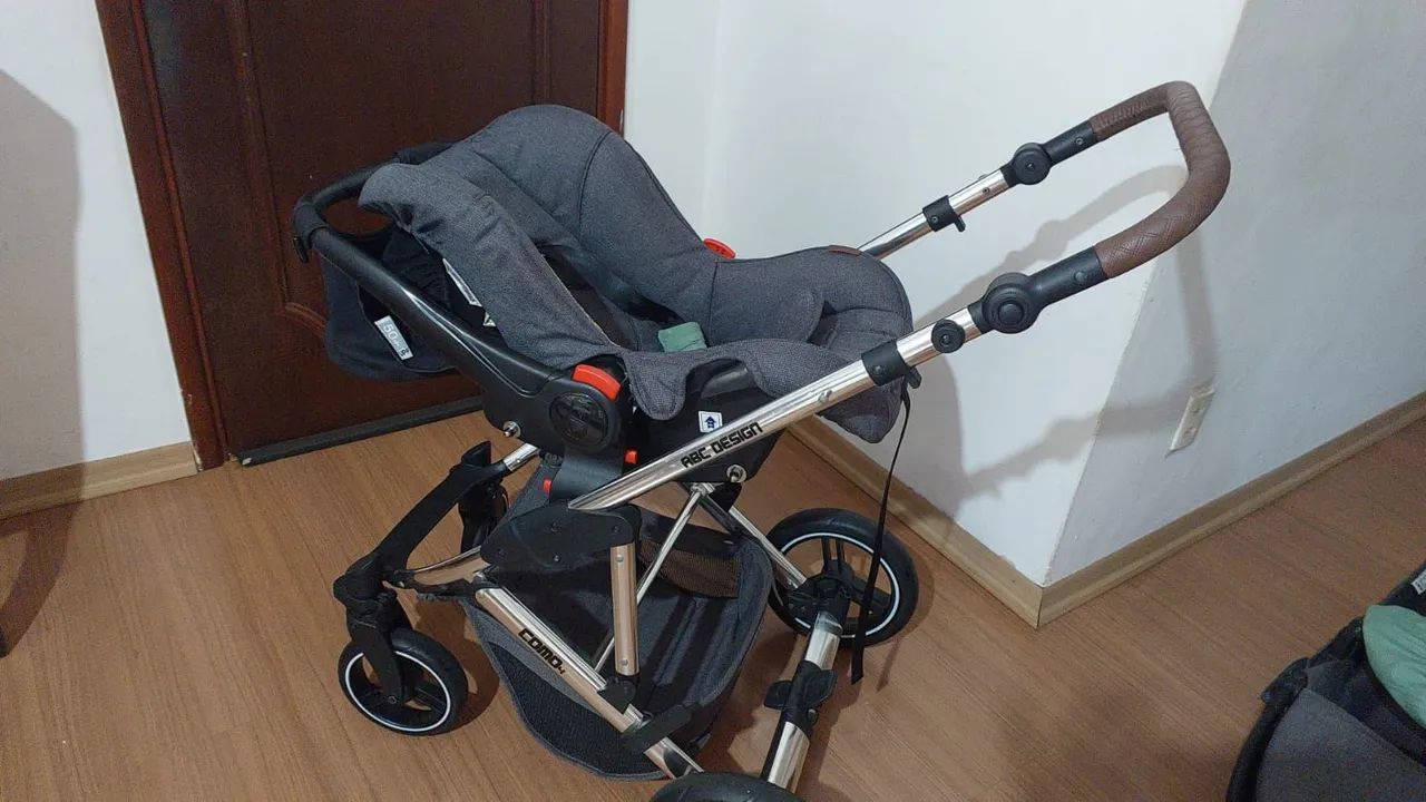 Carrinho, moisés e bebê conforto!!!! Novíssimos  - Foto 5