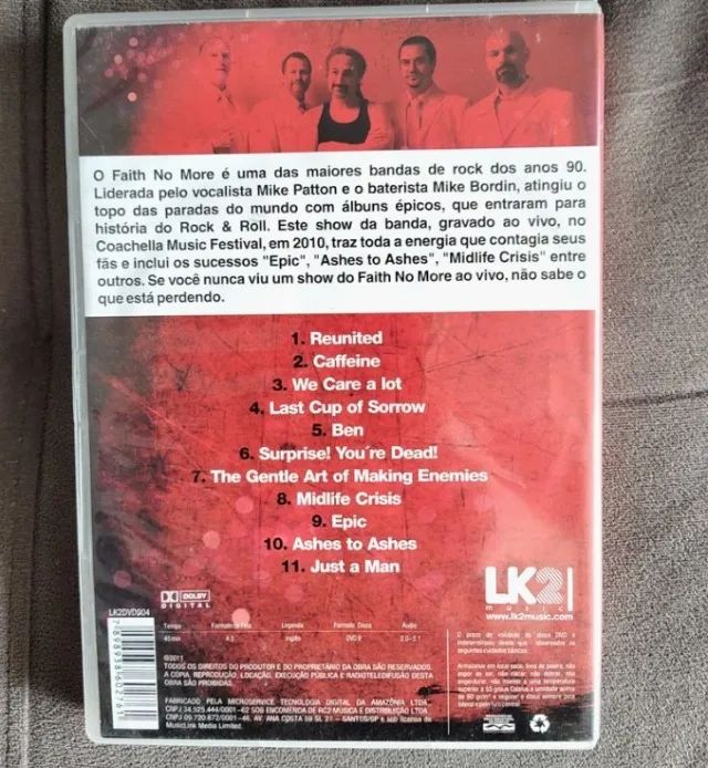 DVD - Faith no More - Live Coachella - Foto 2