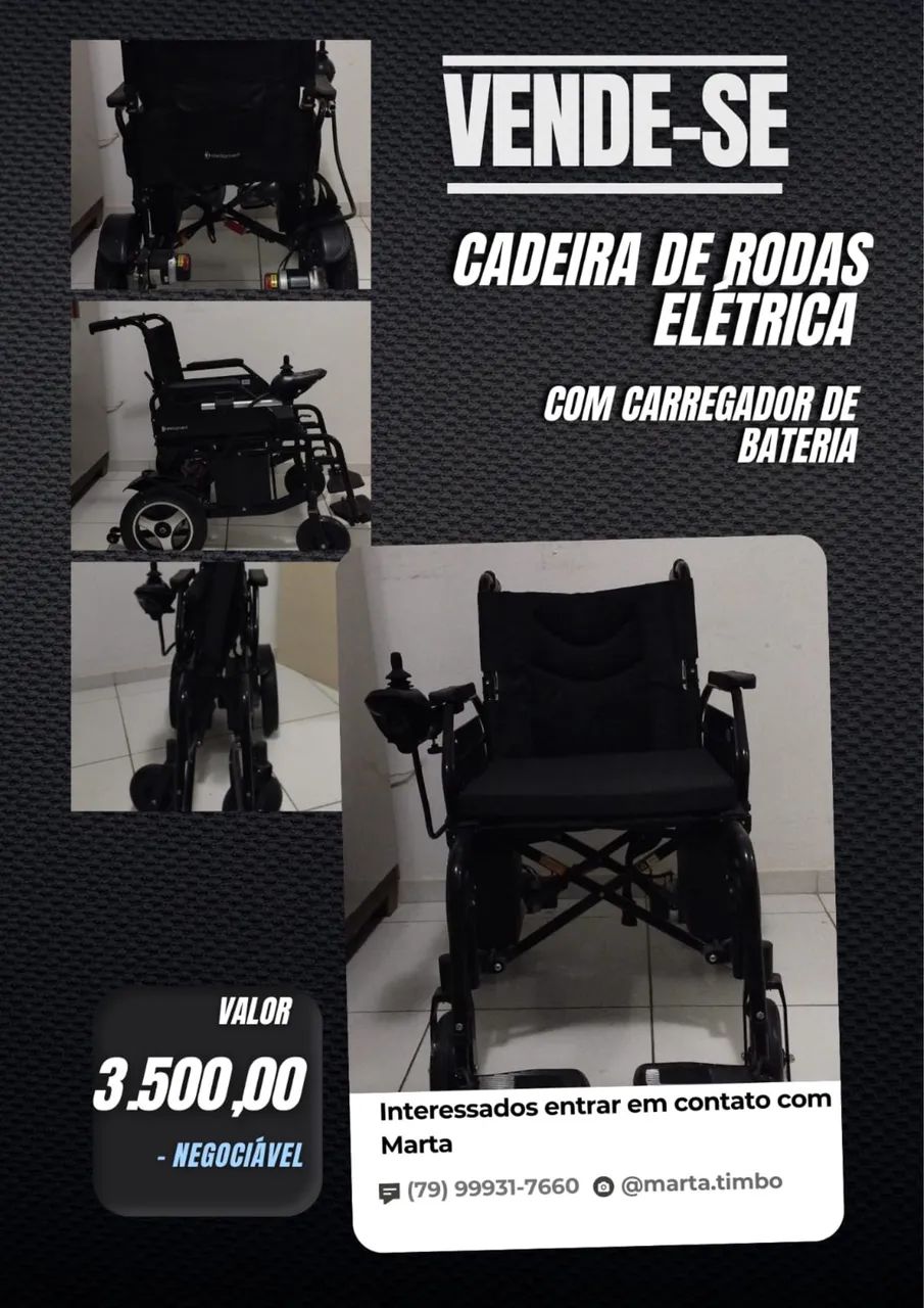Cadeira de rodas elétrica 