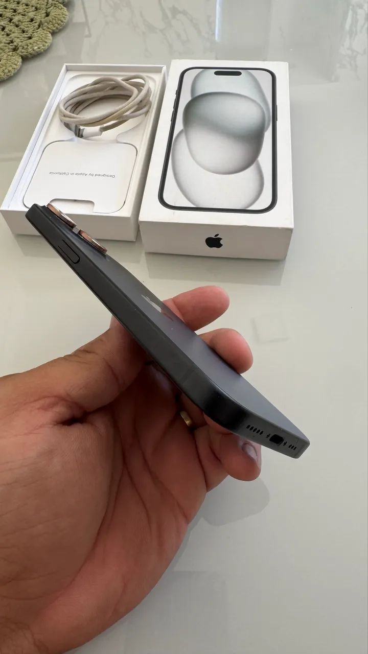 Iphone 15 128gb NA GARANTIA APPLE sem detalhes - Foto 4