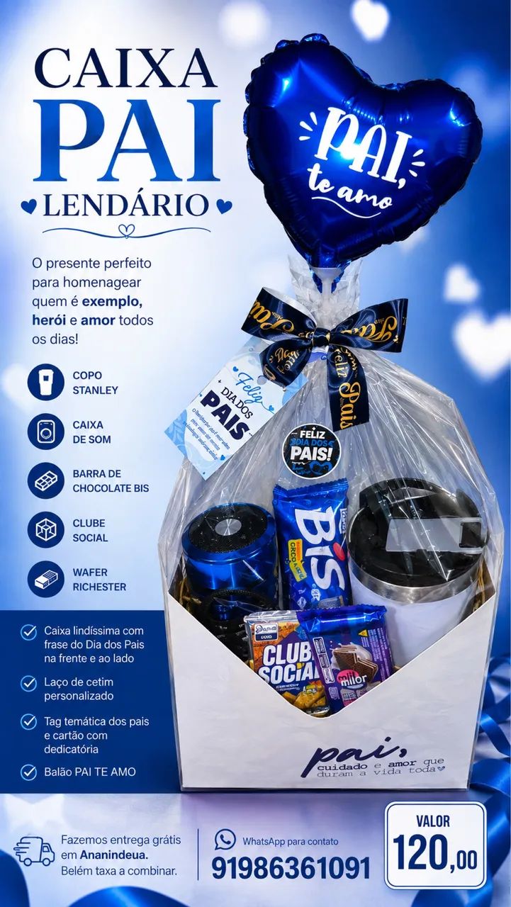 DIA DOS PAIS SEU PRESENTE ESTÁ AQUI !