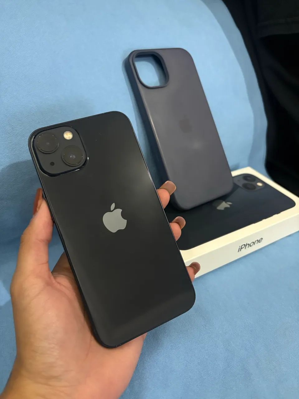 iPhone 13- 128GB com película de privacidade, caixa e capa - Foto 4
