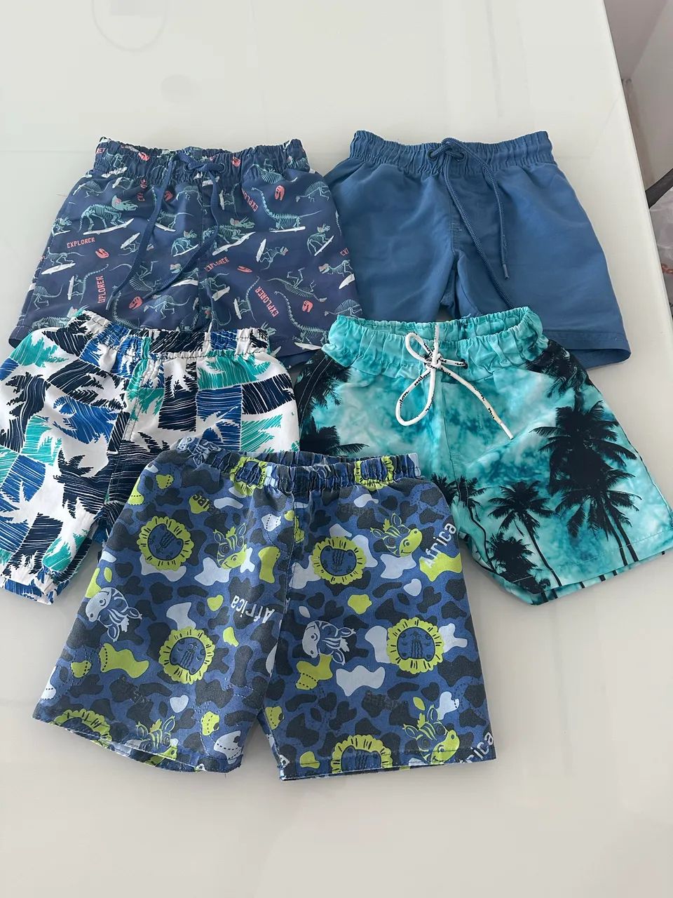 Kit com 5 Shorts TAM 1