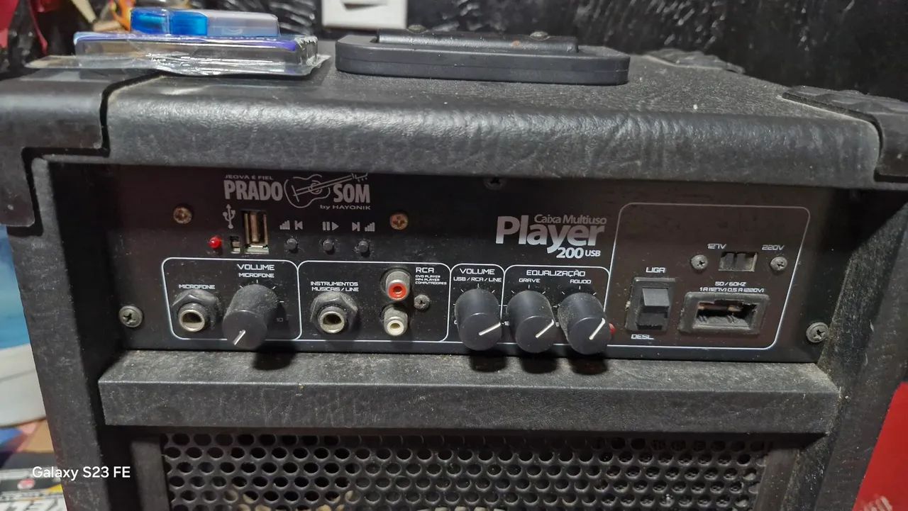 Caixa de som 200wats, com  Bluetooth separado, 220 reais  - Foto 2
