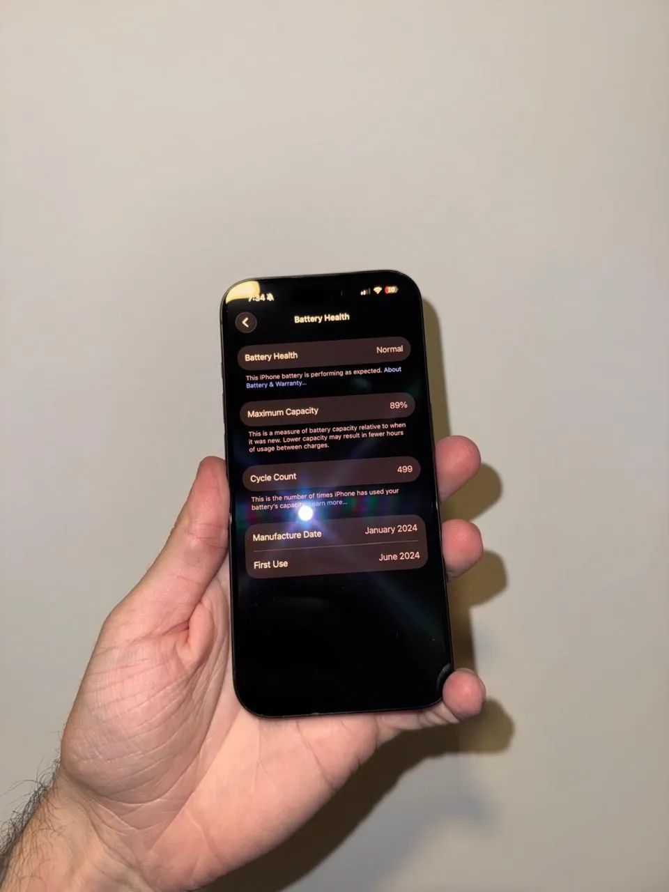 iPhone 15 Pro 128 GB Preto - Foto 2